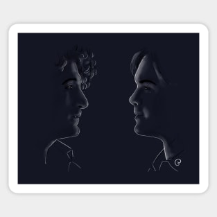 Black & White Malex Sticker